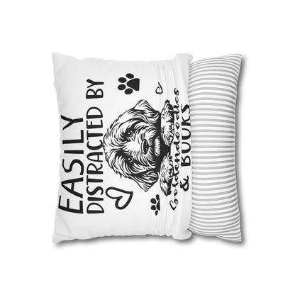 Doodle Mom Pillowcase — Cute Goldendoodle Dog Mom Decorative Throw Pillow