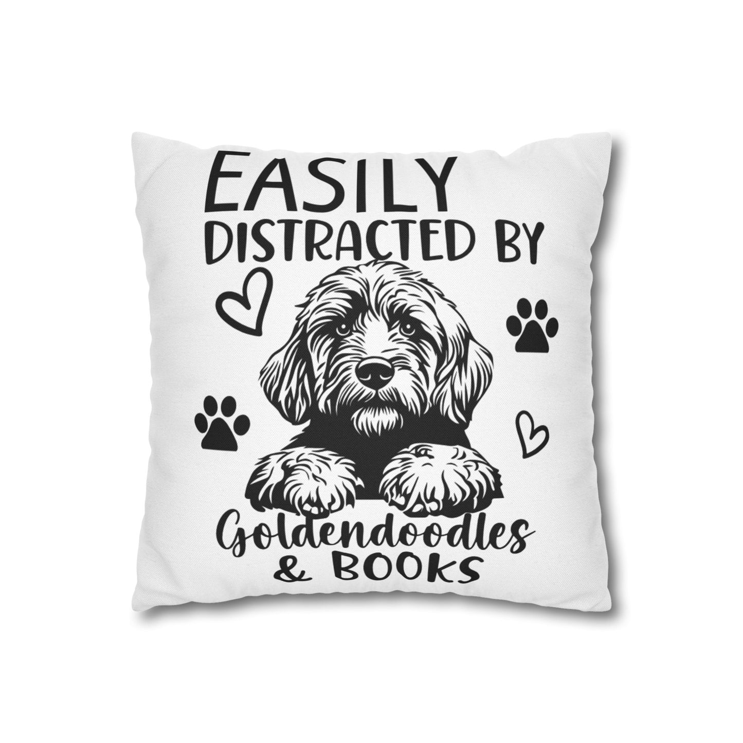 Doodle Mom Pillowcase — Cute Goldendoodle Dog Mom Decorative Throw Pillow