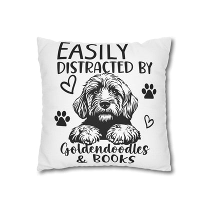 Doodle Mom Pillowcase — Cute Goldendoodle Dog Mom Decorative Throw Pillow