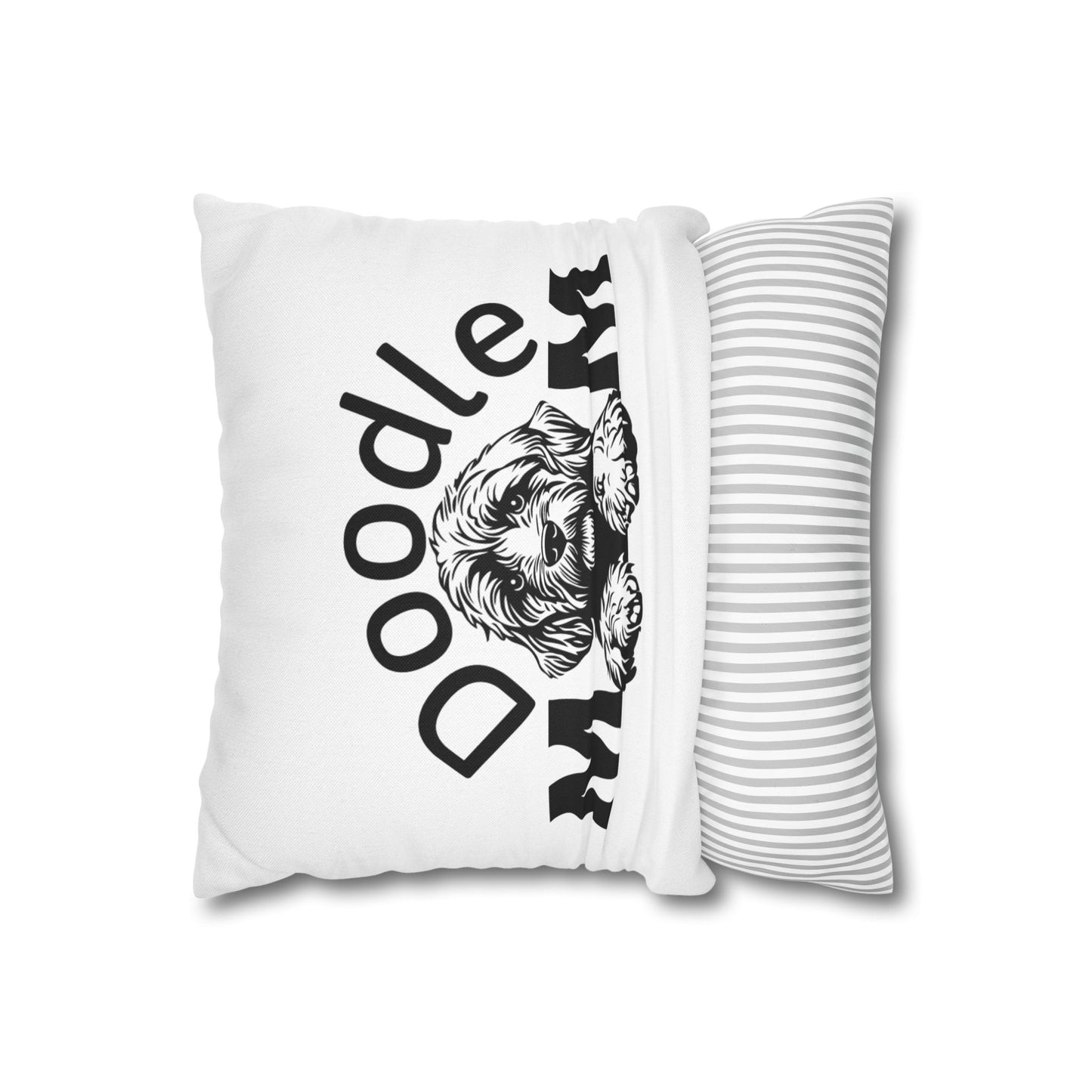 Doodle Mom Pillowcase — Cute Goldendoodle Dog Mom Decorative Throw Pillow