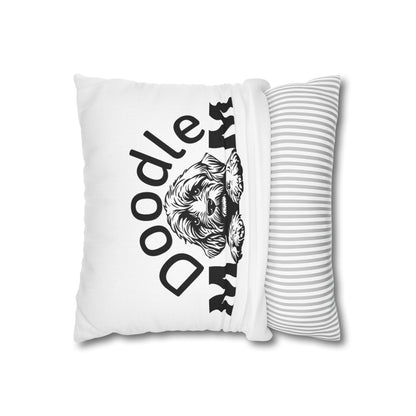 Doodle Mom Pillowcase — Cute Goldendoodle Dog Mom Decorative Throw Pillow